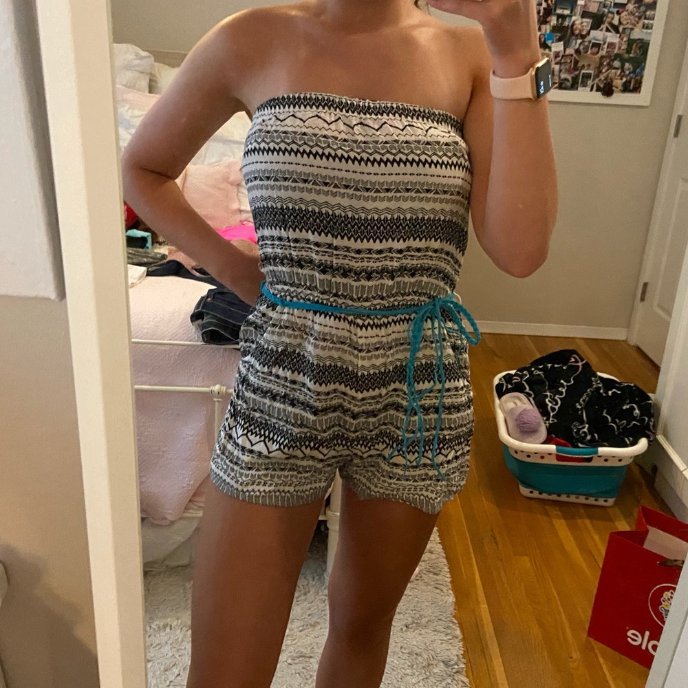 Romper and beach coverup